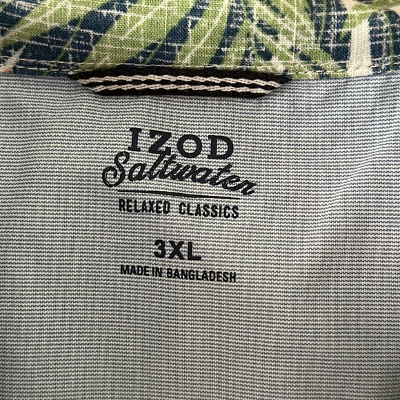 IZOD Tropical Palm Tree Shirt - Picture 3 of 7